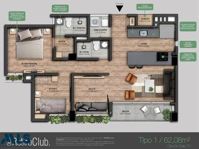 Apartamento para estrenar en el retiro el-retiro - v pantanillo el retiro