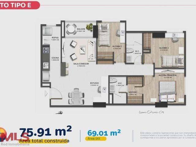 Apartamento en Unidad Cerrada para el 2.024 bello - san jose obrero