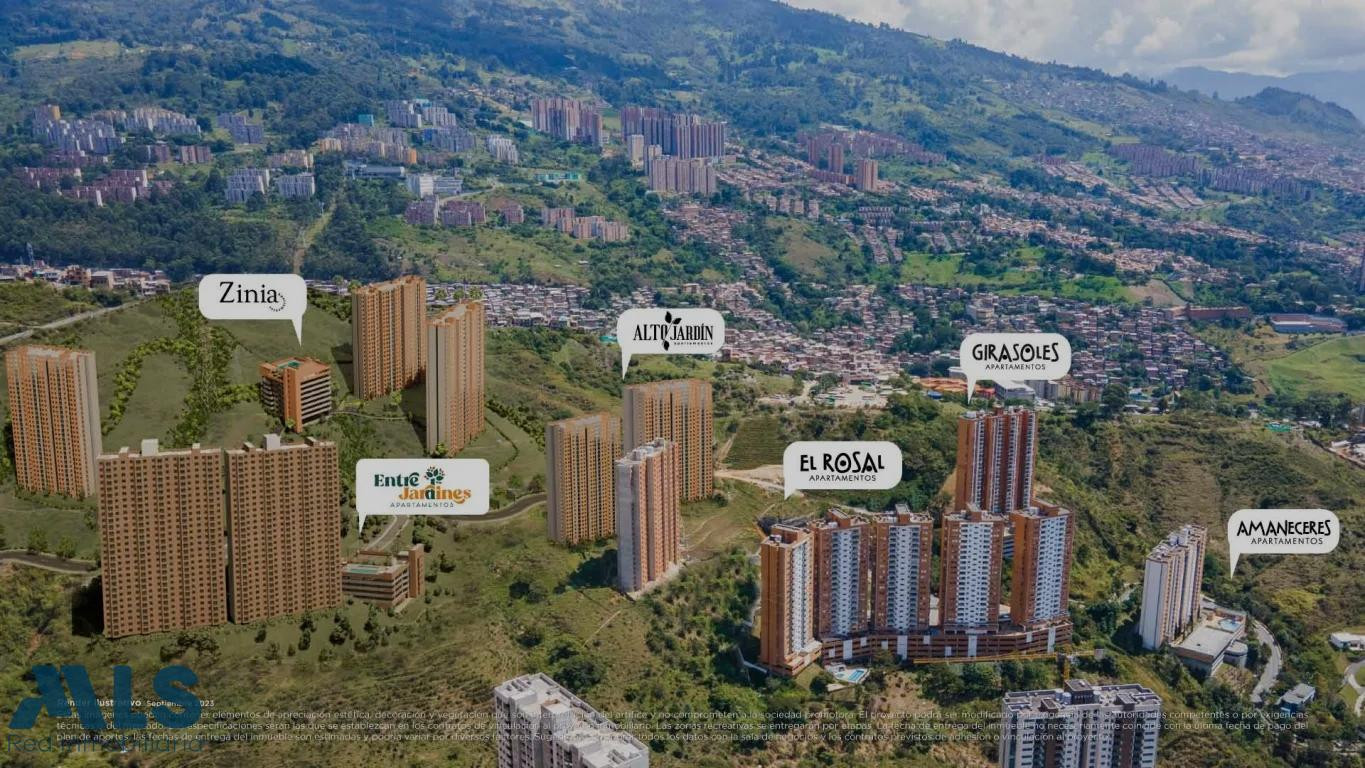 Sector de alta valorización y desarrollo inmobiliario medellin - calasanz parte alta