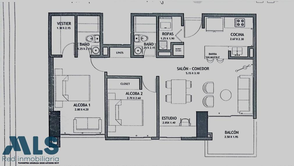 Cesión de derechos de apartamento con Excelente ubicación envigado - las vegas