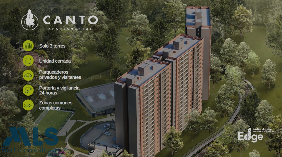 SE VENDE APARTAMENTO EN EL PROYECTO CANTO APARTAMENTOS rionegro - san antonio de pereira