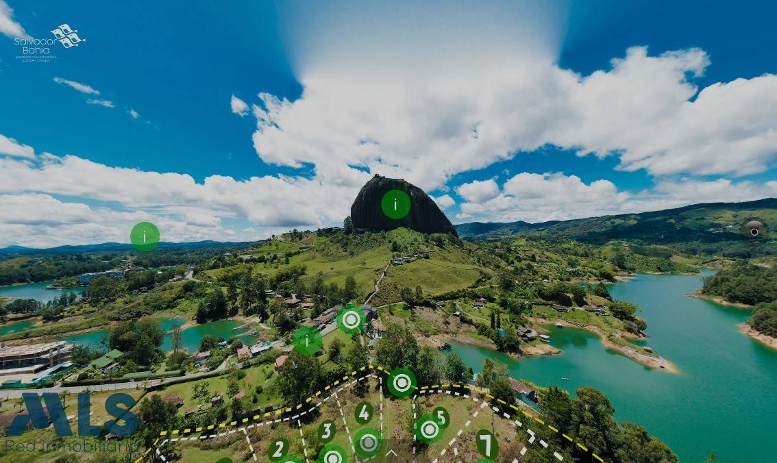 LOTE EN GUATAPE CON VISTA A LA PIEDRA Y A LA REPRESA* guatape - la piedra