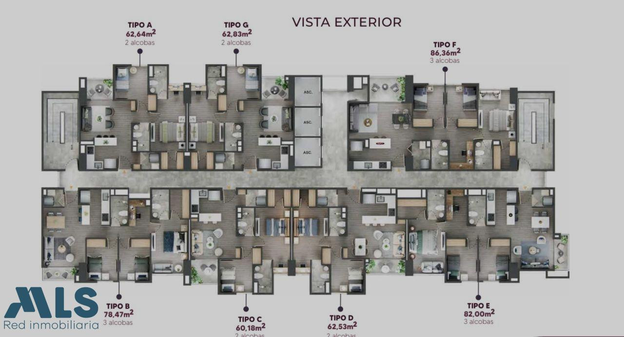 Apartamento en Envigado, Las Vegas. envigado - las vegas