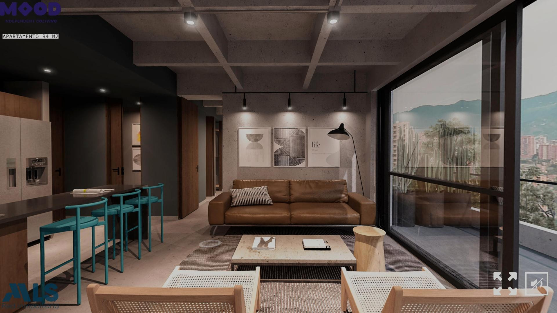 Descubre MOOD: Apartamento de dos habitaciones con vistas panorámicas medellin - las palmas