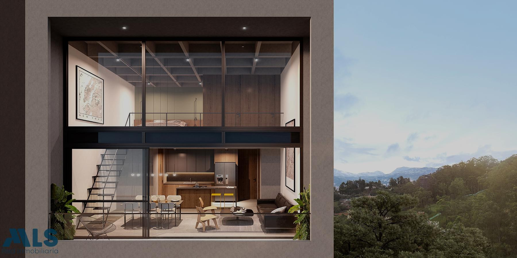 Descubre MOOD: Apartamento de dos habitaciones con vistas panorámicas medellin - las palmas