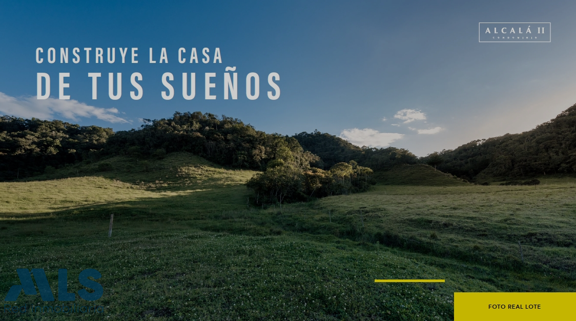 SE VENDE LOTE EN EL PROYECTO ALCALA II la-ceja - via la ceja la union