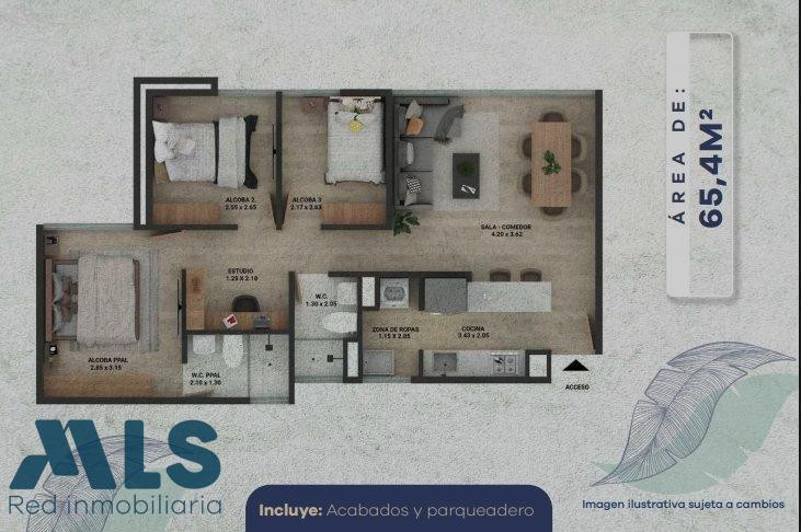 Apartamento para estrenar en Bosque Boreal – Entrega diciembre 2025 el-carmen - urbano