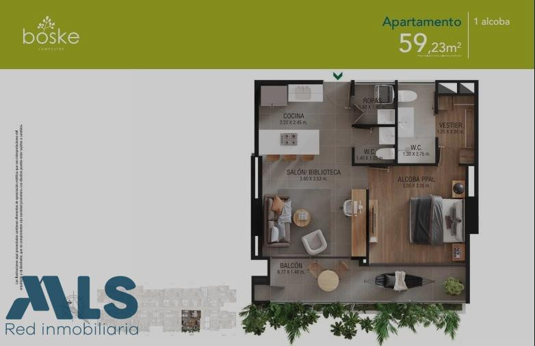 APARTAMENTO EN VENTA, CESION DE DERECHOS rionegro - corredor san antonio la ceja rionegro
