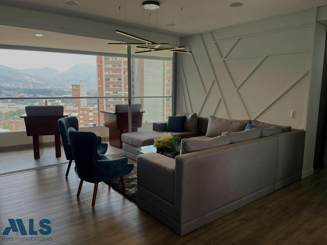 apartamento en parte baja poblado medellin - santa maria de los angeles