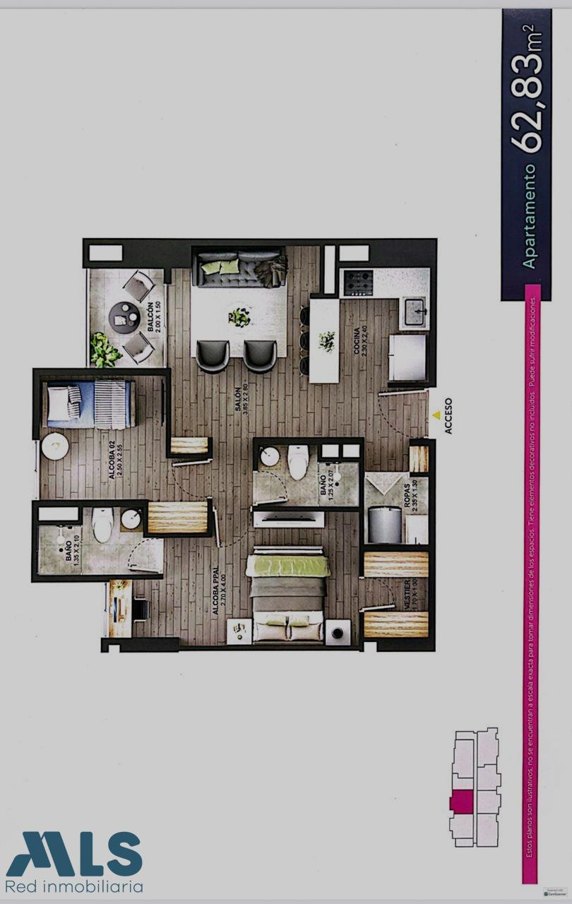 Apartamento en cesion de derechos, aprovecha precio por debajo de sala de ventas! envigado - las vegas