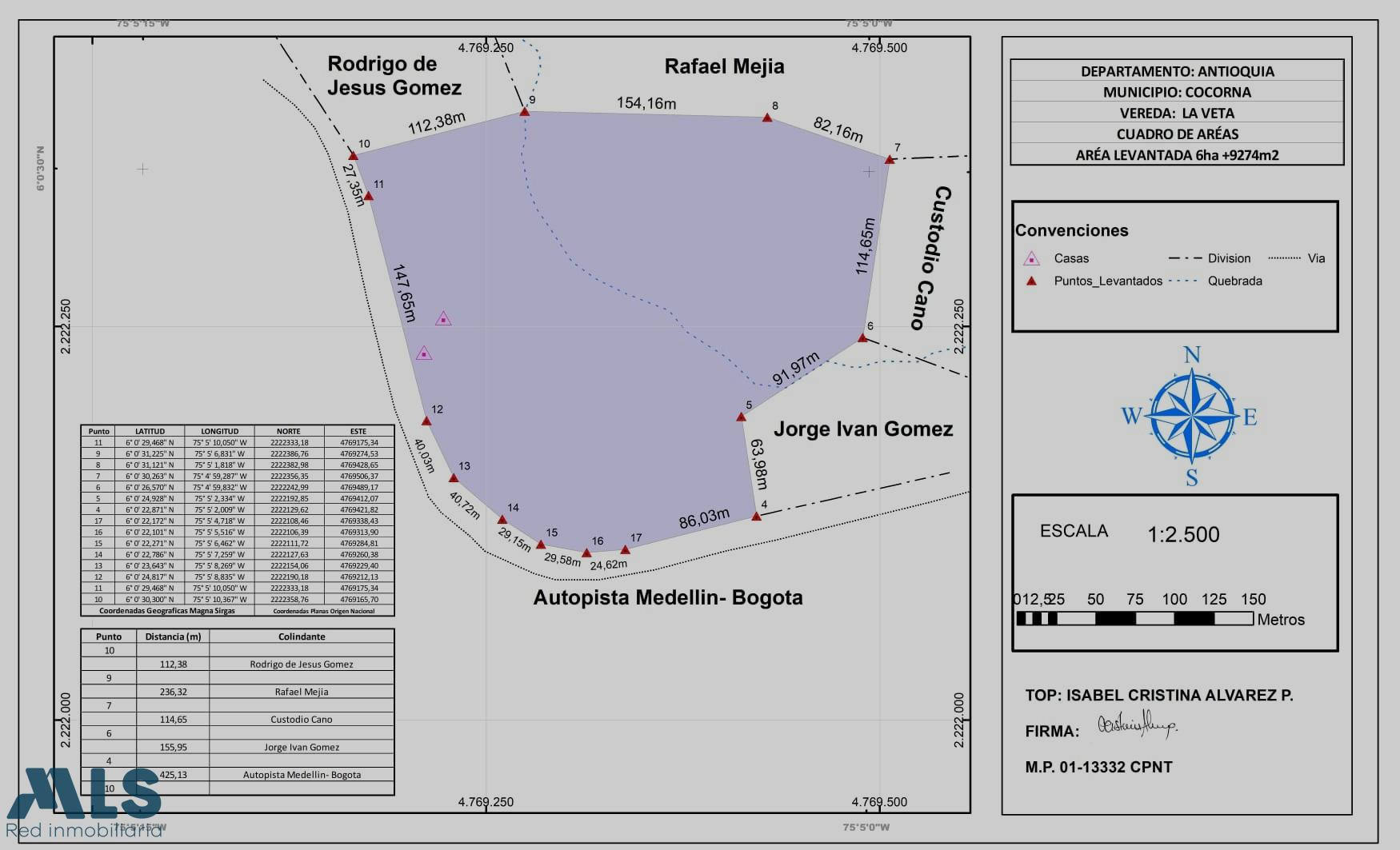 Vendo lote en Cocorná cerca a río calderas parte baja, con un área aproximada de 60.0 cocorna - v la granja