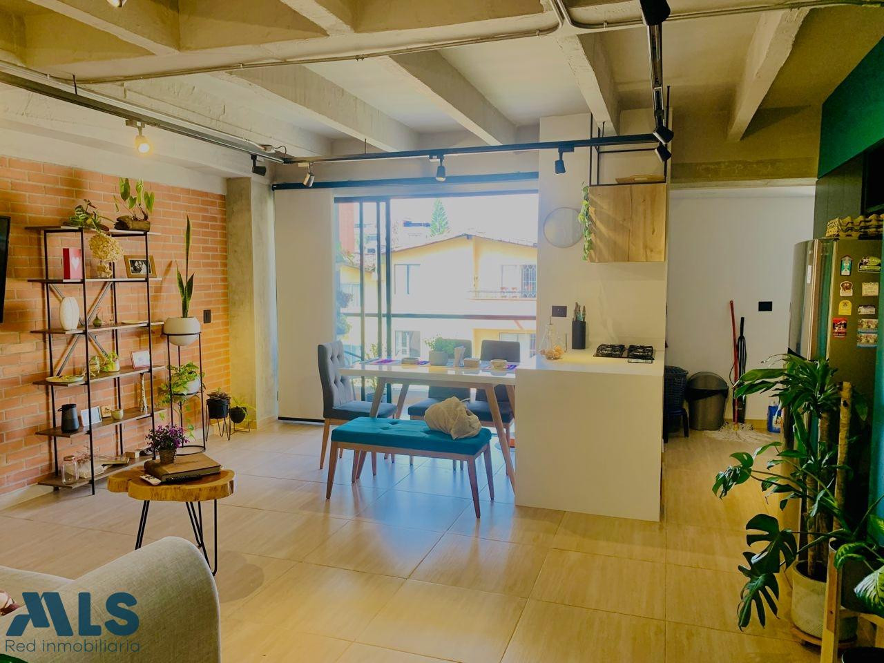 Apartamento con concepto industrial, edificio moderno. medellin - nogal