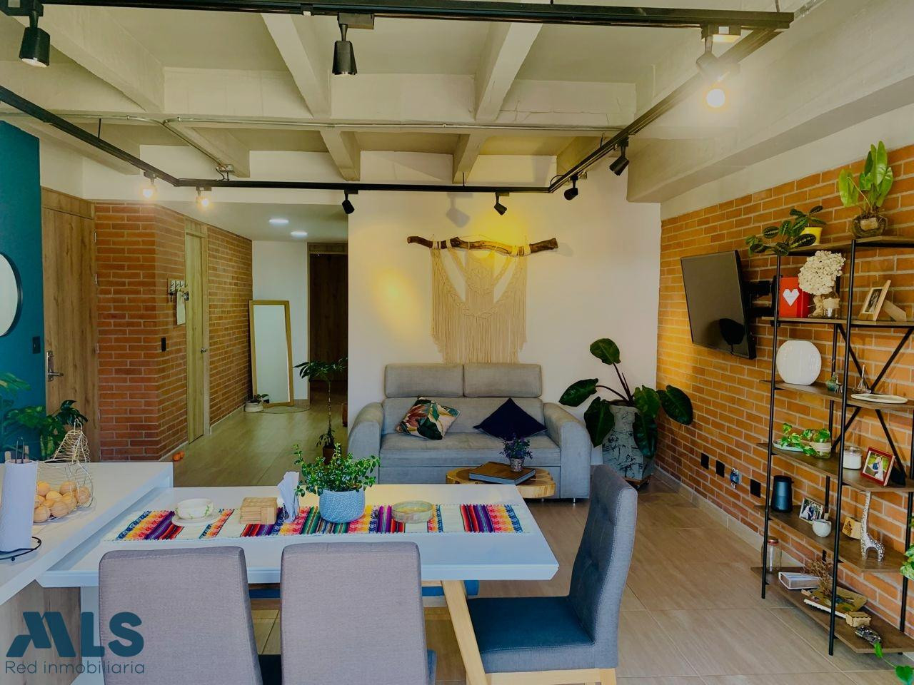 Apartamento con concepto industrial, edificio moderno. medellin - nogal