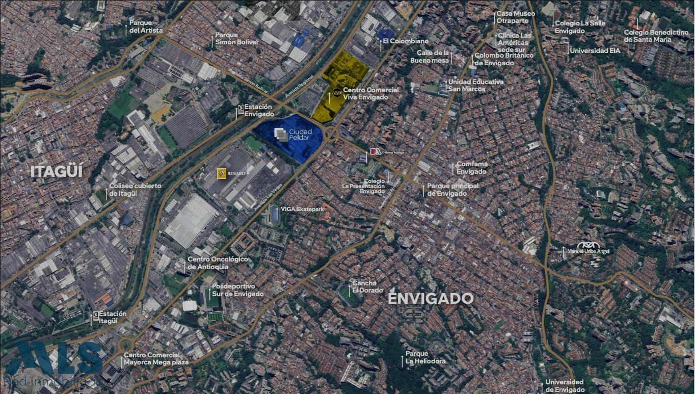 Apartamento en ciudad peldar envigado - ciudad peldar