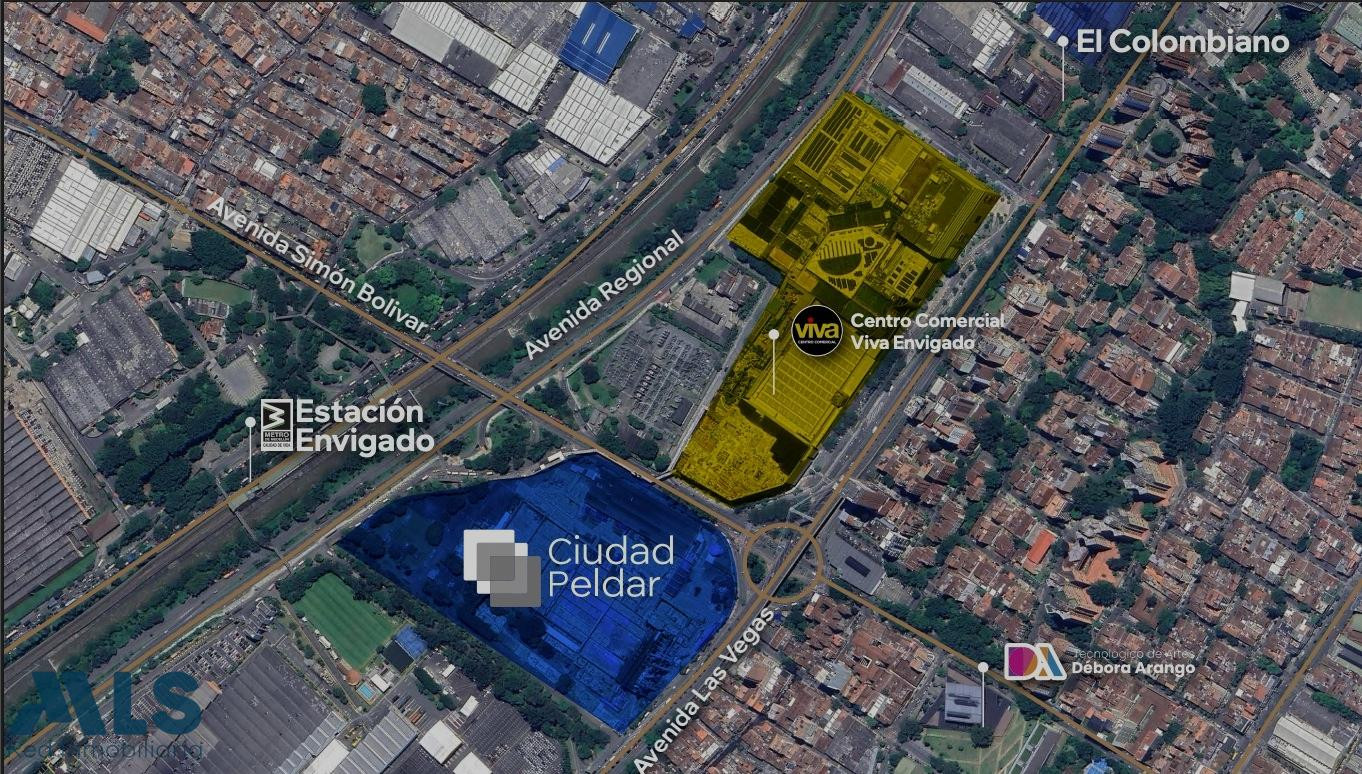 Apartamento en ciudad peldar envigado - ciudad peldar