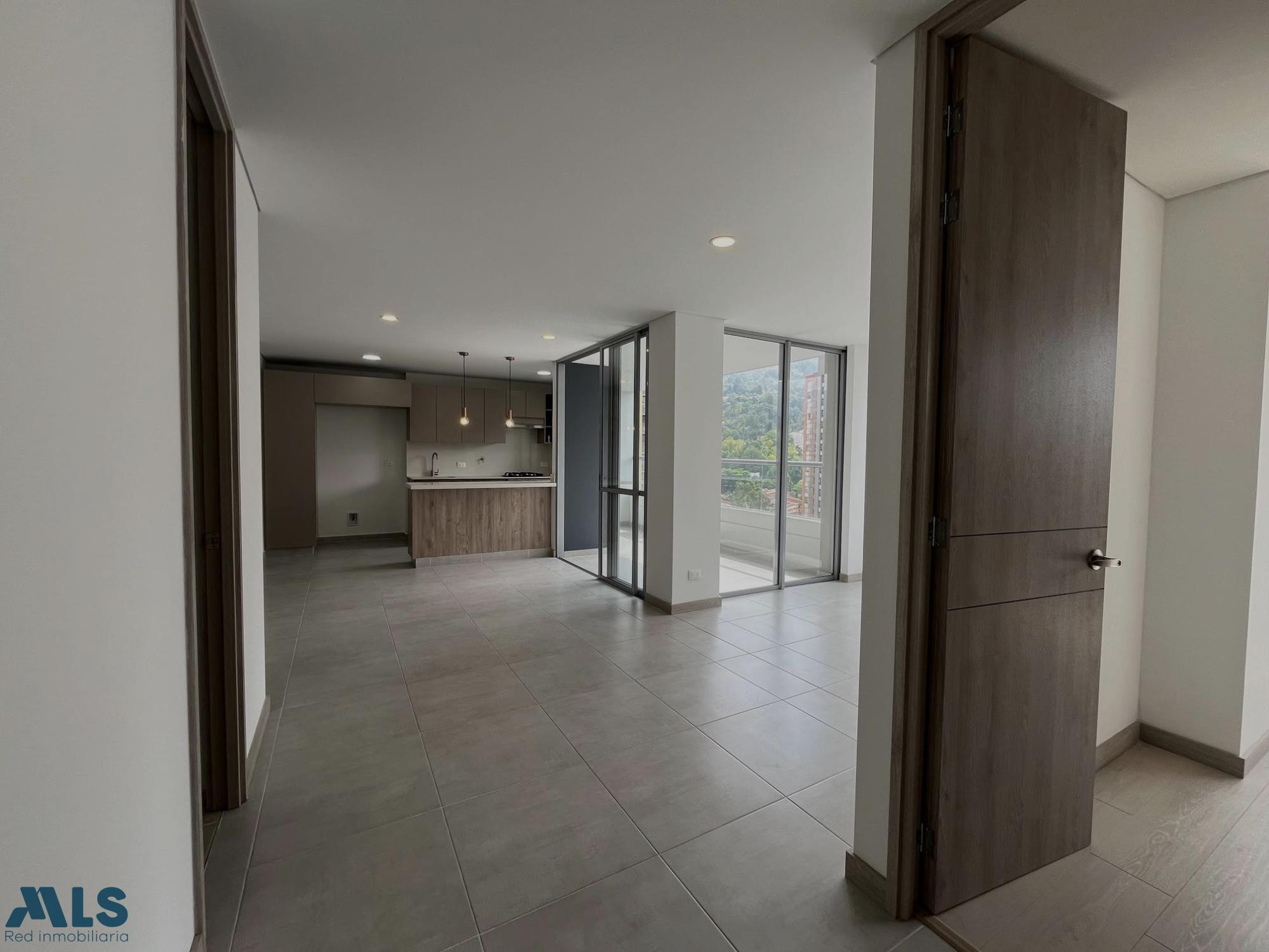 Moderno apartamento 2 alcobas con baño piso alto envigado - loma de los mesa