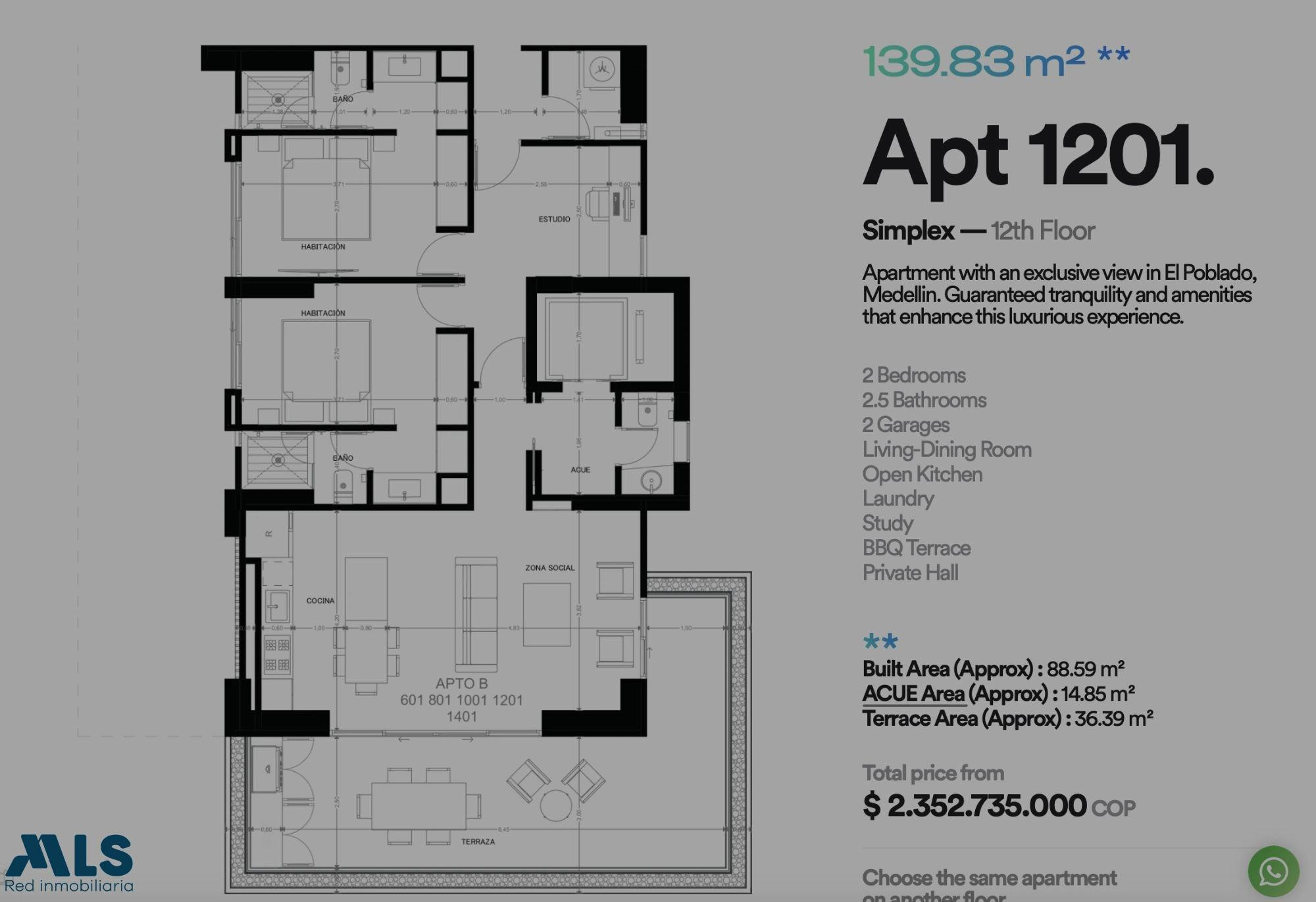 Condominio para alquiler a corto plazo en la zona rosa de Medellín medellin - lalinde