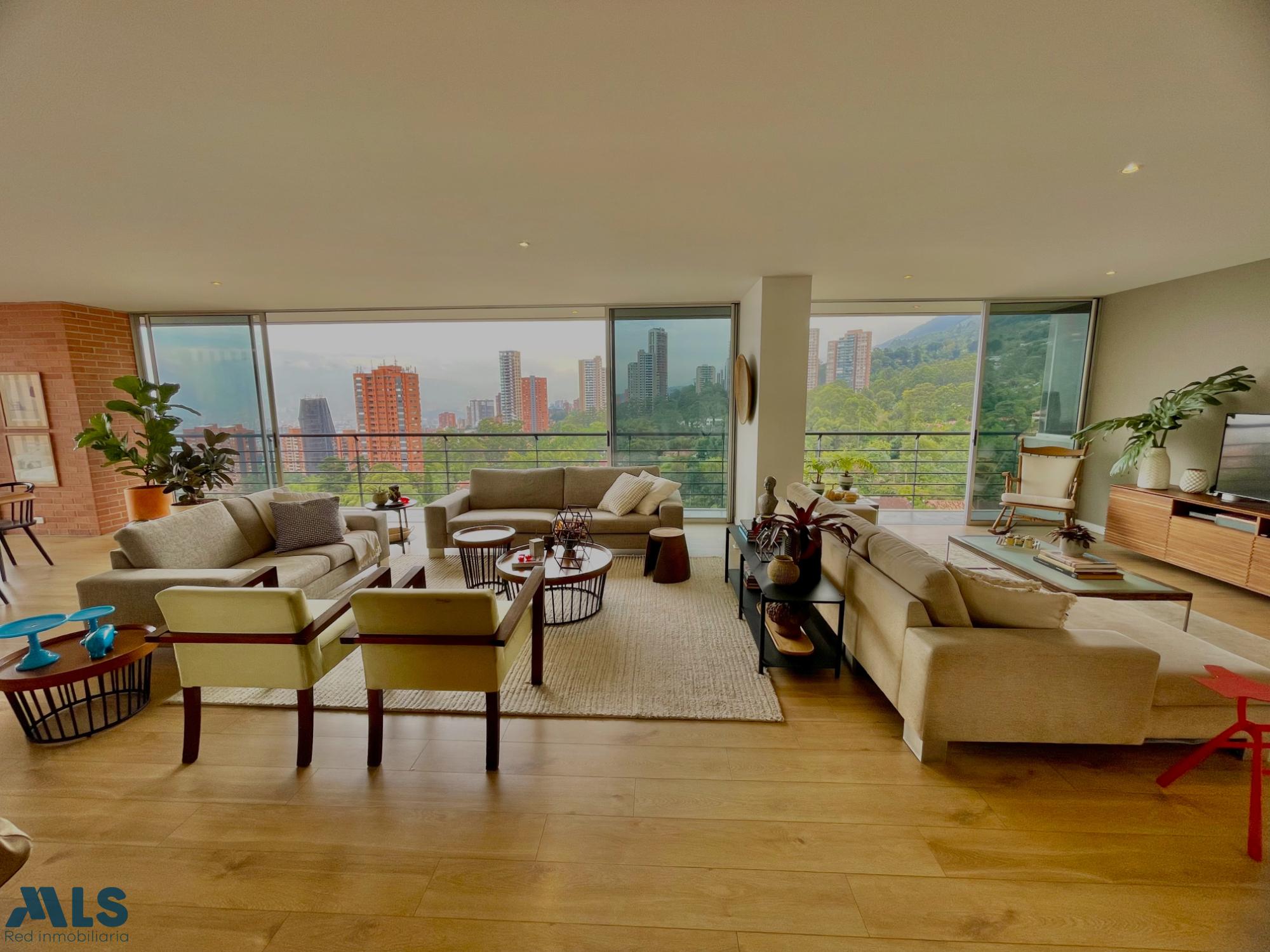 Apartamento moderno con gran zona social y vista a la ciudad que impacta medellin - san lucas