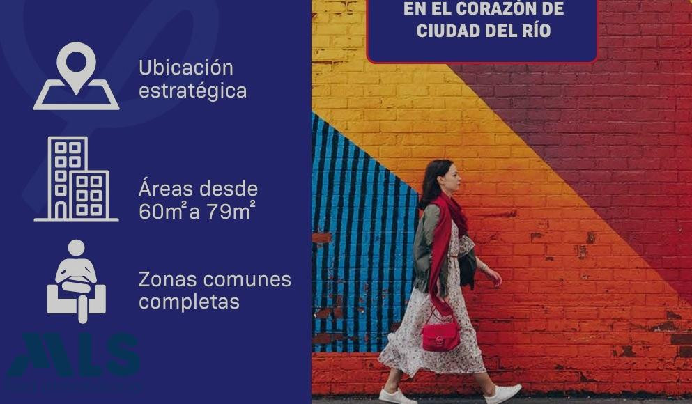 Apartamento en cesión de derechos en ciudad del Río medellin - ciudad del rio