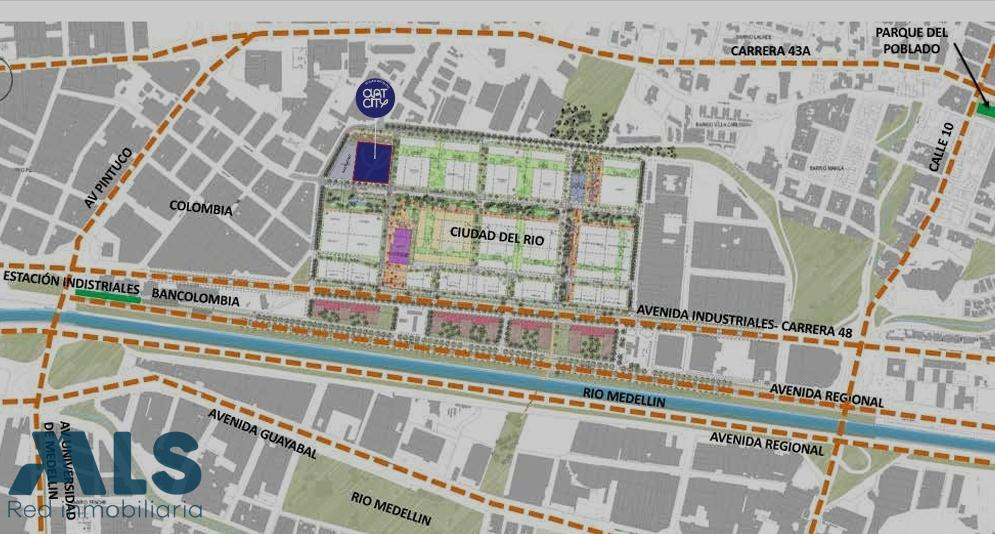 Apartamento en cesión de derechos en ciudad del Río medellin - ciudad del rio