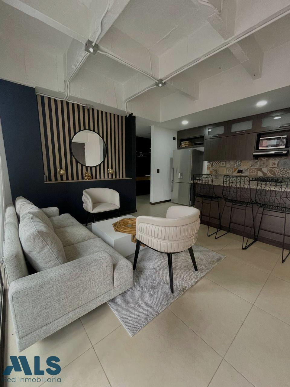 Apartamento amoblado con excelente vista en Altos del Poblado, listo para habitar o r medellin - altos del poblado
