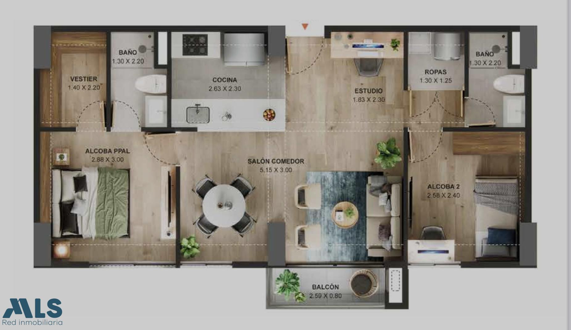 CESIÓN DE DERECHOS APARTAMENTO RIONEGRO rionegro - sector los colegios