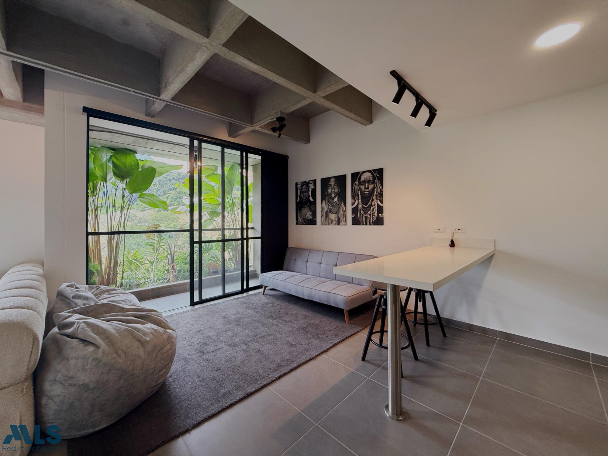 Espectacular apartamento tipo loft en Envigado para rentas cortas envigado - loma del escobero