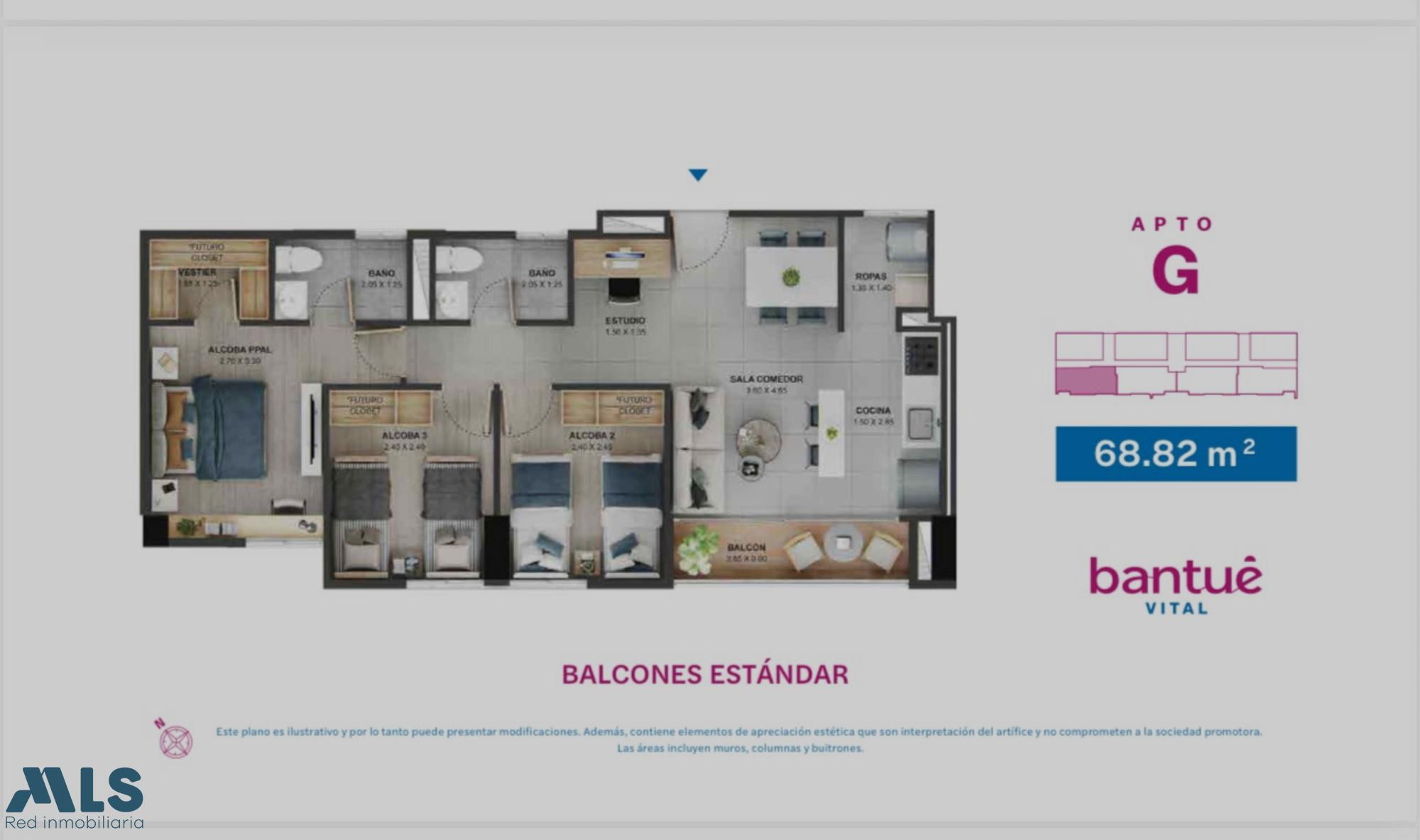 Apartamento en La Estrella,Cesion de derechos la-estrella - la aldea