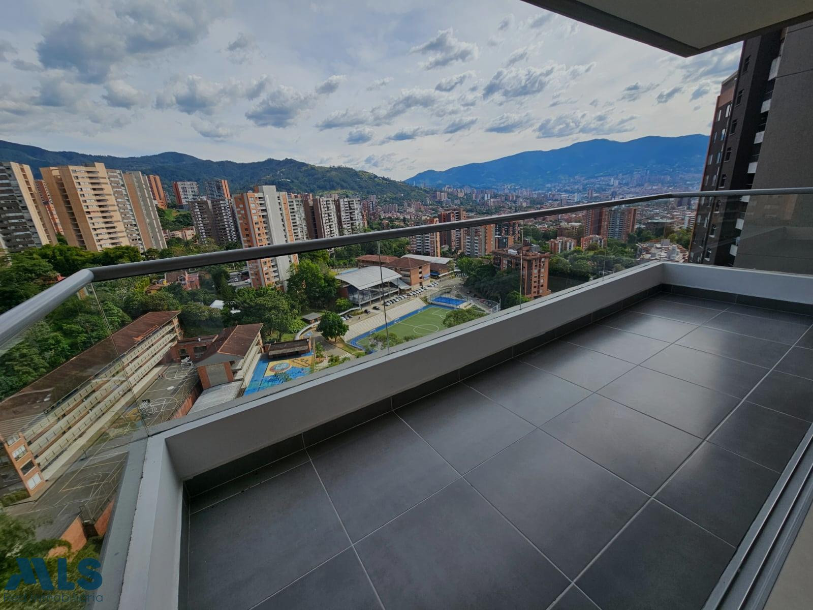 APARTAMENTO MODERNO DE 2 ALCOBAS CON LA VISTA MAS ESPECTACULAR DE ENVIGADO envigado - loma de los mesa